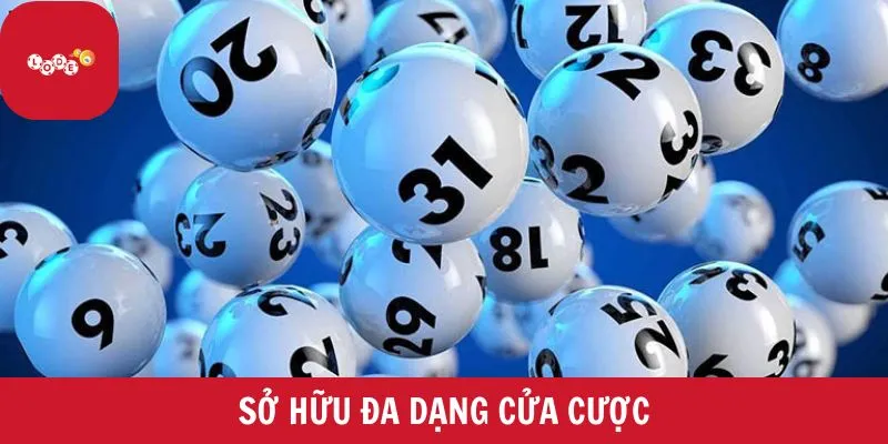 Nhà cái sở hữu đa dạng cửa cược